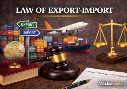Legal framework of Import-Export laws in India covering FTDR Act and Customs Act.