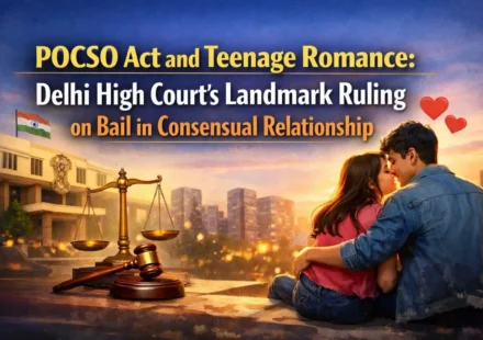 Delhi High Court Landmark Ruling on POCSO Act and Teenage Romance Bail WisdomVani.