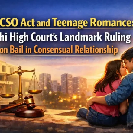 Delhi High Court Landmark Ruling on POCSO Act and Teenage Romance Bail WisdomVani.