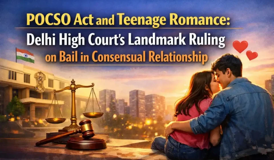 Delhi High Court Landmark Ruling on POCSO Act and Teenage Romance Bail WisdomVani.