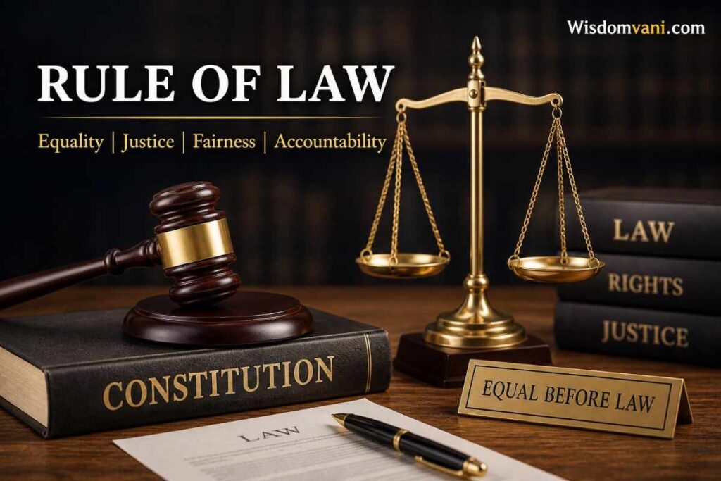 Rule of Law in India: Equality Justice and Accountability in Constitutional Law