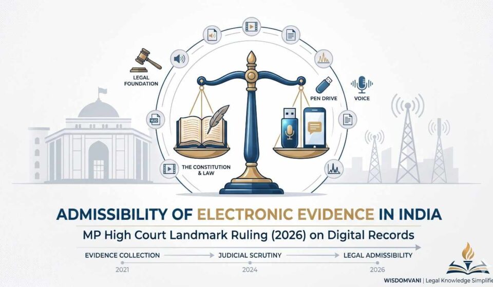 Admissibility of Electronic Evidence in India: MP High Court 2026 Ruling on Pen Drive and Section 63 BSA WisdomVani.