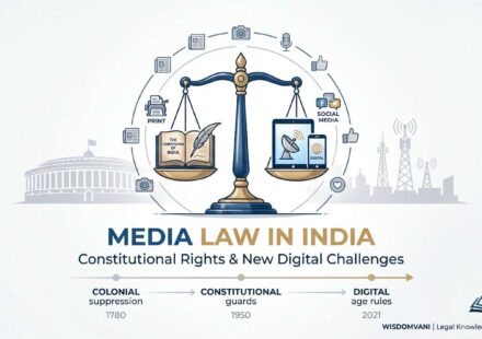 Media Law in India Notes: Timeline of Press Freedom, Constitution, and Digital Challenges.