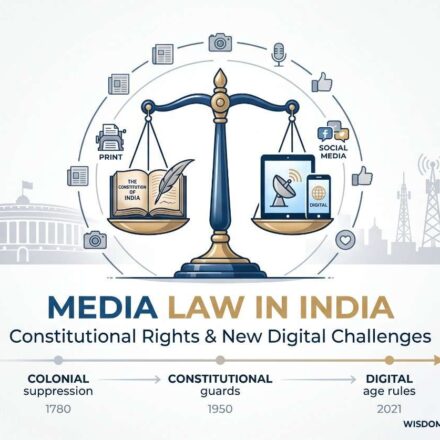 Media Law in India Notes: Timeline of Press Freedom, Constitution, and Digital Challenges.
