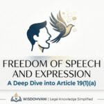 Freedom of Speech and Expression Article 19(1)(a) Indian Constitution Notes WisdomVani.