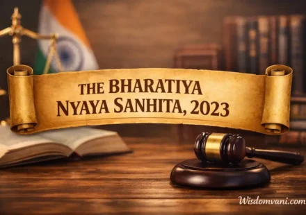 A visual breakdown showing the 6 types of punishments under Section 4 of the Bharatiya Nyaya Sanhita (BNS) 2023, highlighting the addition of community service.