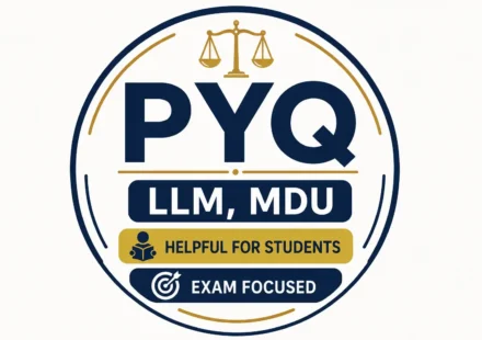 MDU LL.M. 1st Semester Constitutional Law of India Question Paper 2023 PYQ