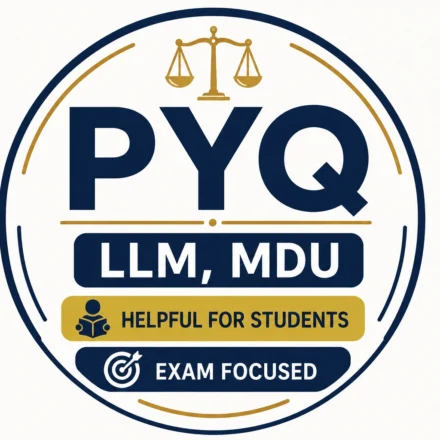 MDU LL.M. Jurisprudence PYQ Previous Year Question Paper